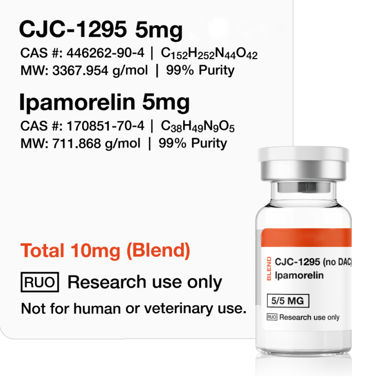CJC-1295, Ipamorelin 10mg (Blend)