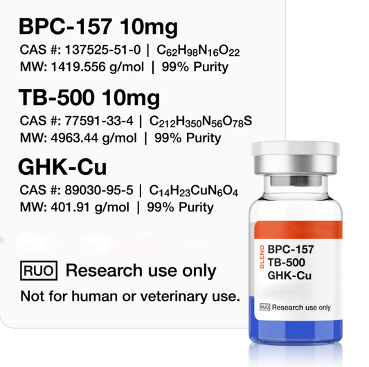 BPC-157, TB-500, GHK-Cu 70mg (Glow Blend/Stack)