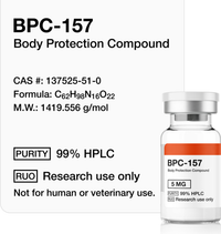 BPC-157 5mg / 10mg Research Grade | Peptide per Uso Esclusivo di Ricerca | Alta Purezza – Research Use Only
