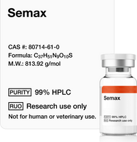 Semax 10mg Research Grade | Peptide per Uso Esclusivo di Ricerca | Alta Purezza – Research Use Only